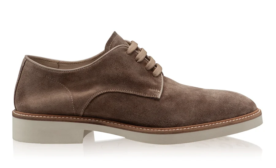 Men Suede Leather Loafers 7613 Crosta Taupe