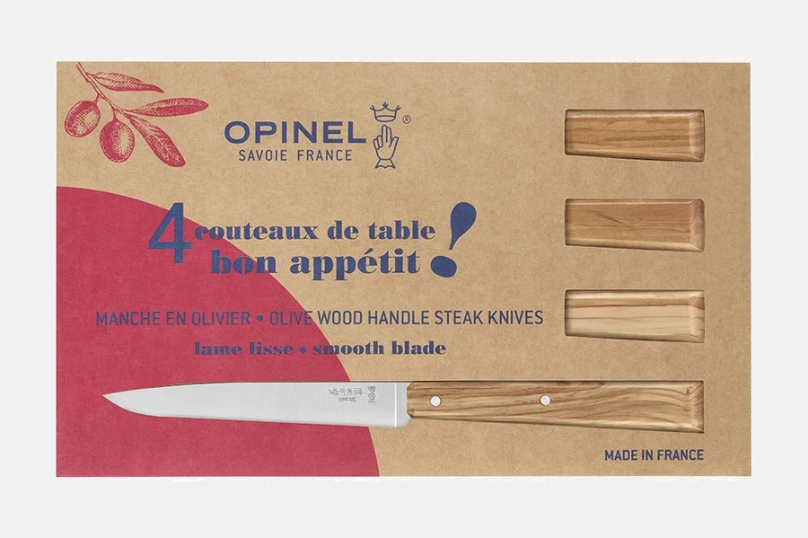 Coffret de 4 couteaux de table N°125 Bon Appétit Sud