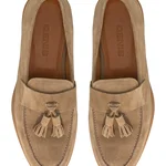 Men Leather Loafers 7628 Crosta Beige