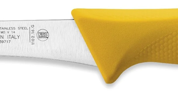 Sanelli Coltello Disosso Punta Arrotondata Cm.16 Giallo
