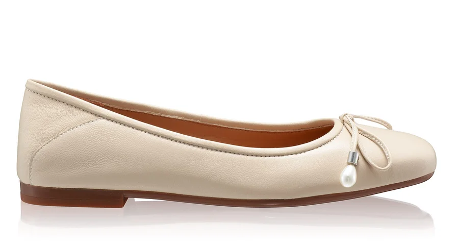Women Ballerina Flats 8103 Vitello Panna