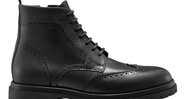 Men Leather Boots 7771 Vitello Black