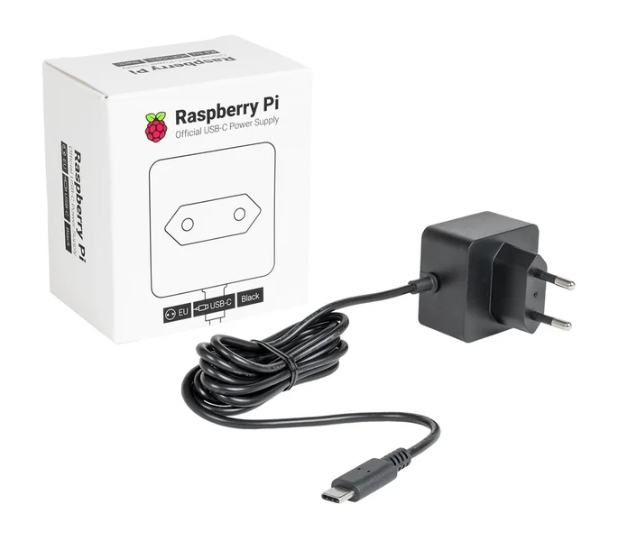 Raspberry Pi 15W USB-C Power Supply EU