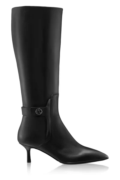 Women Leather Boots 8195 Vitello Black