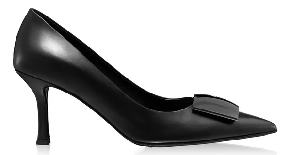 Mid-heel Leather Pumps 6149 Vitello Black