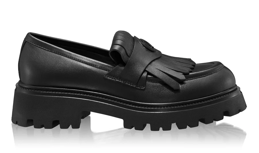 Women Casual Loafers 8501 Vitello Black