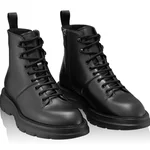 Men Leather Casual Boots 7694 Vitello Black