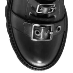 Women Leather Ankle-Boots 8185 Vitello Black