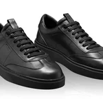 Men Leather Sport Shoes 7610 Bottalato Black