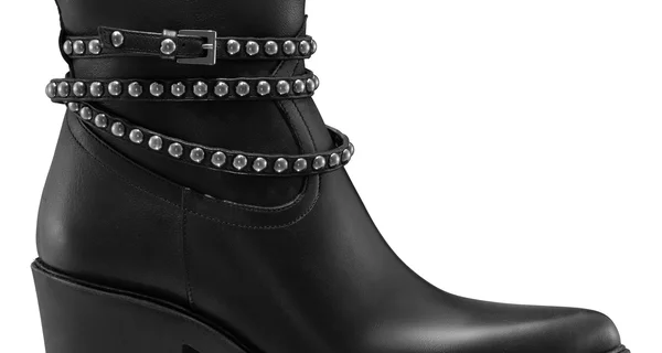 Women Leather Boots 8217 Vitello Black