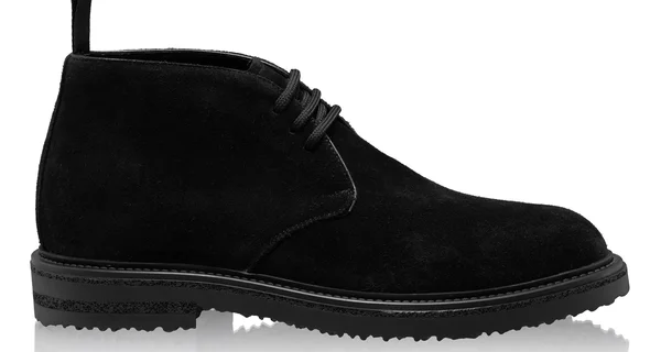 Men Suede Leather Boots 7741 Crosta Black