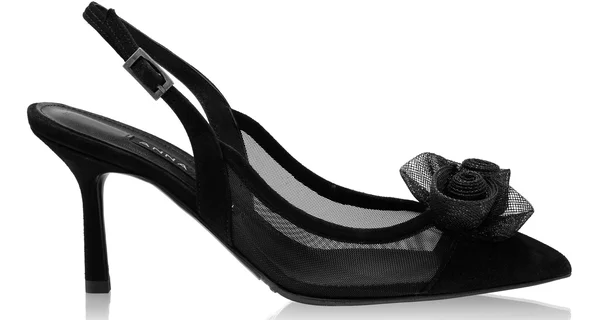 Elegant Women’s Shoes 8086 Camoscio+Mesh Black