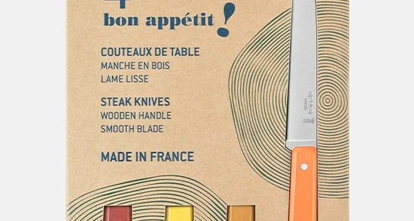 Coffret de 4 couteaux de table N°125 Bon Appétit Agrumes