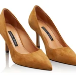 High-heel Pointed Toe Pumps 8026 Camoscio Noce