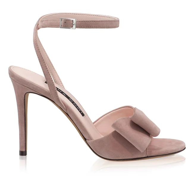Women Leather Sandals 8486 Camoscio Nude