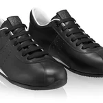 Women leather sport shoes 8327 Vitello Black