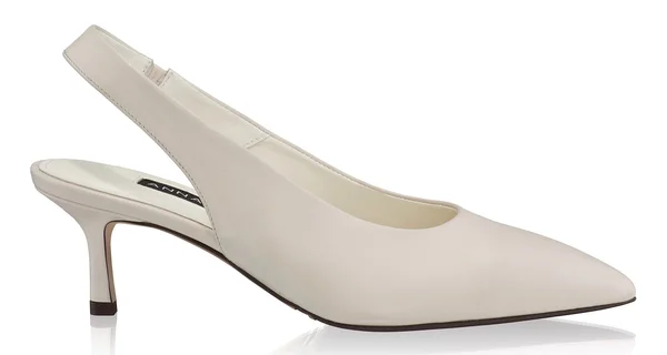 Mid-heel Slingback Pumps 8502 Vitello Avorio