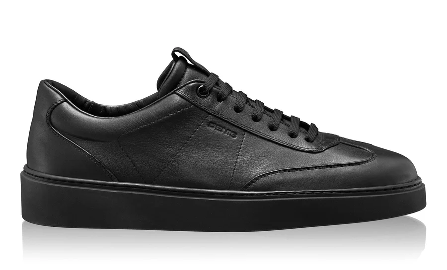 Men Leather Sport Shoes 7610 Bottalato Black