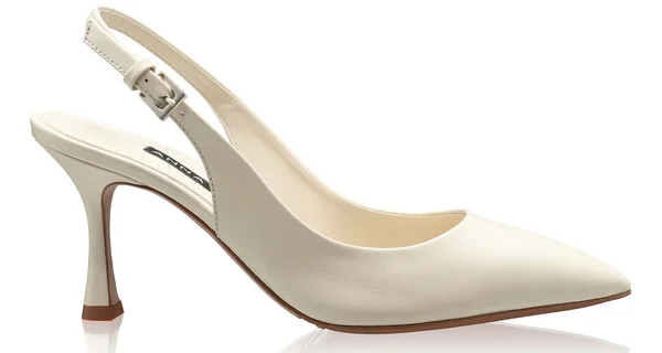 Mid-heel Slingback Pumps 5728 Vitello Panna