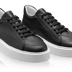 Men Leather Sport Shoes 7776 Bottalato Black