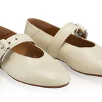 Women's Ballerinas 8458 Nappa Panna