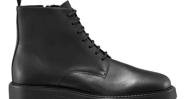 Men Leather Casual Boots 7678 Vitello Black