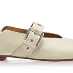 Women's Ballerinas 8458 Nappa Panna