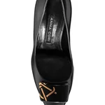 High-heel Pointed Toe Pumps 8010 Vitello Black