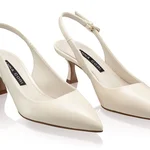 Kitten heel Slingback Pumps 7552 Lac Panna