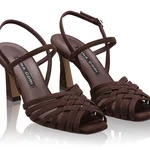 Women Leather Sandals 8481 Camoscio T.Moro
