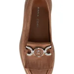 Women Casual Genuine Leather Loafers  8137 Crosta Brown