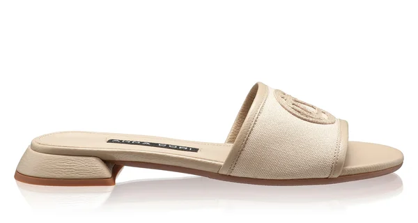 Women Leather Mules 8082 Bottalato+Tess Taupe