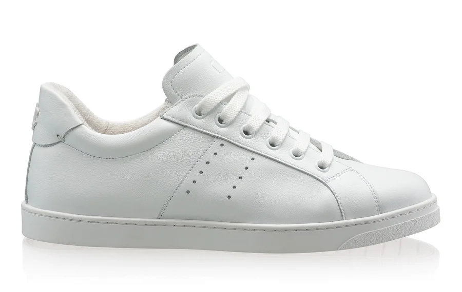 Women Leather Sport Shoes 8330 Vitello Alb