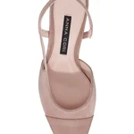Mid-heel Slingback Pumps 8488 Camoscio Fard+Nappa Nude