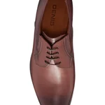 Men Natural Leather Shoes 6851 Vitello Brown