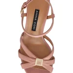Women Leather Sandals 8119 Vitello Fard