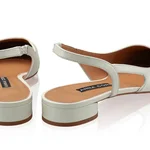 Mid-heel Slingback Pumps 8078 Vitello+Panna