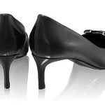 High-heel Leather Pumps 8225 Vitello Black