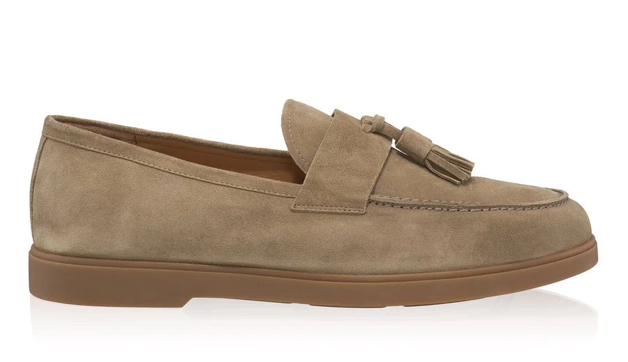 Men Natural Leather Loafers 7628 Crosta Palude