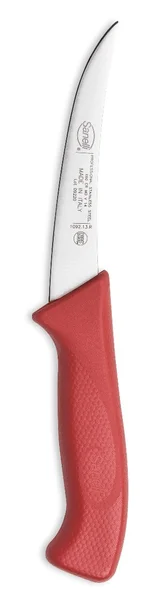 Sanelli Coltello Disosso Curvo Stretto Cm.13 Rosso