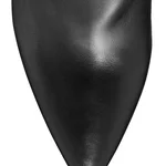 Women High Heel Leather Boots 8245 Vitello Black