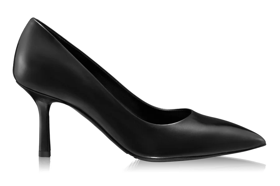 High-heel Pointed Toe Pumps 8026 Vitello Black