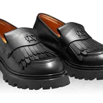 Women Casual  Leather Shoes 7196 Vitello Black