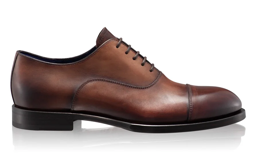 Men Handmade Elegant Shoes 7729 Vitello Brown