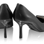 High-heel Pointed Toe Pumps 8010 Vitello Black
