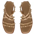 Women's Leather Sandals 8366 Vitello Cappuccino