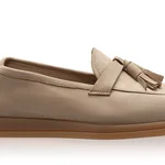 Women Casual Loafers 8002 Nabuck Beige