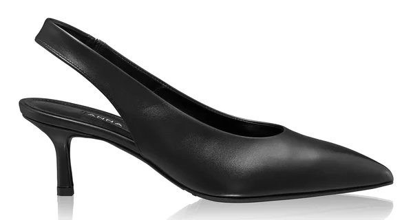 Mid-heel Slingback Pumps 8502 Vitello Black