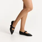 Women Ballerina Flats 8231 Vitello Black