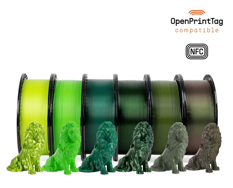 Prusament PLA Greenscale Bundle 5+1 FREE